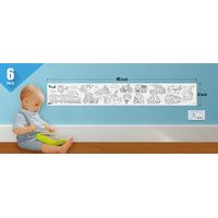 Inkmeo Learn About Vehicles Reusable Colouring Roll